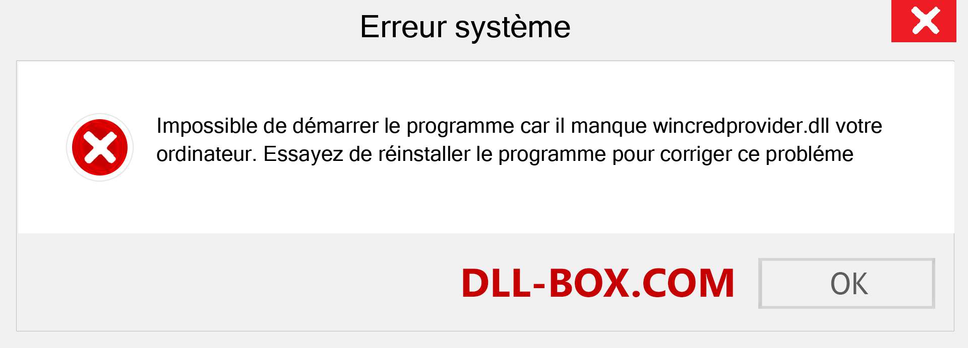 Le fichier wincredprovider.dll est manquant ?. Télécharger pour Windows 7, 8, 10 - Correction de l'erreur manquante wincredprovider dll sur Windows, photos, images